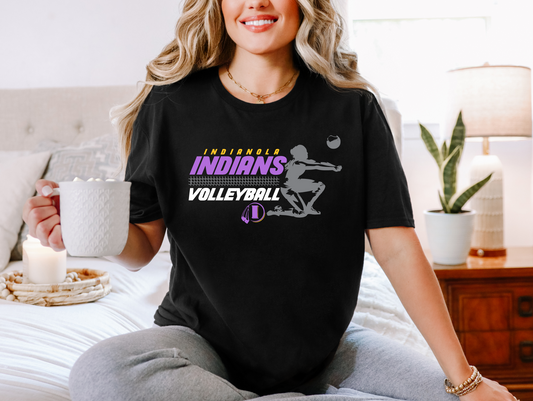 Indianola Indians Volleyball Shadow T-shirt