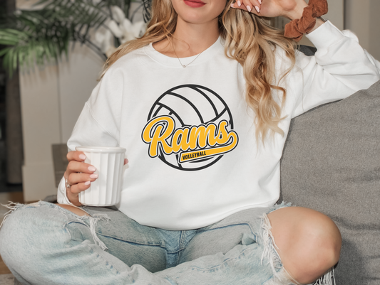 Rams Retro Volleyball Sweatshirt