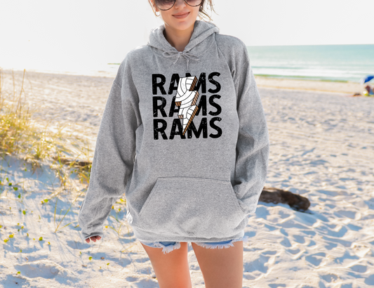 Rams Volleyball Bolt Sweatshirt