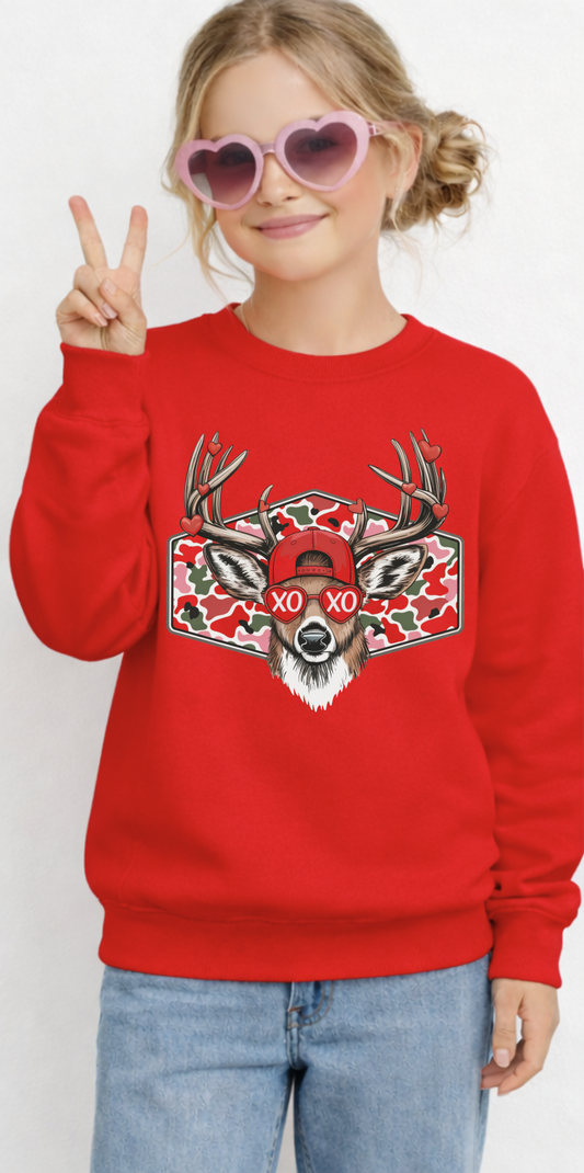 XOXO, Deer Sweatshirt