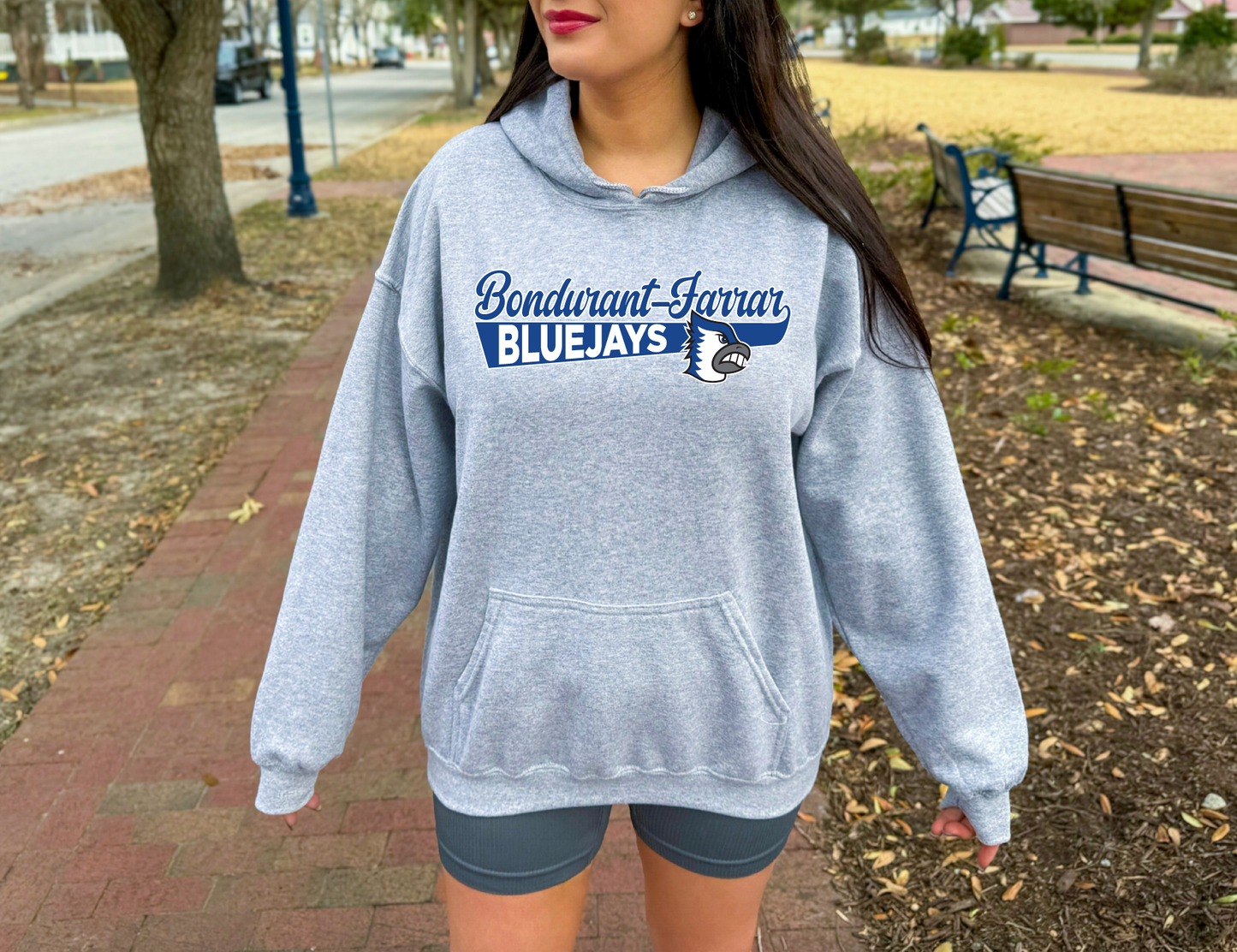 Retro Bondurant-Farrar  Bluejays Sweatshirt