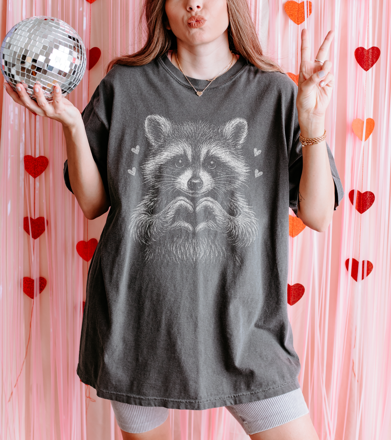 Love, Raccoon T-shirt