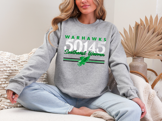 Southeast Warren Warhawks Zip Code Sweatshirt