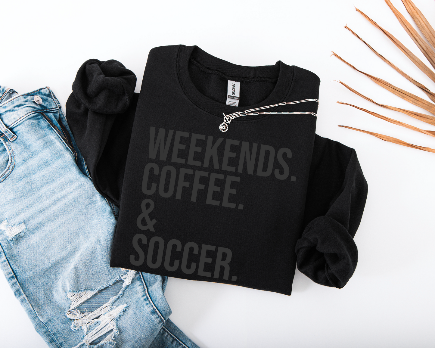 3D Puff Weekends, Coffee, and Soccer Shirt - T-shirt or Sweatshirt