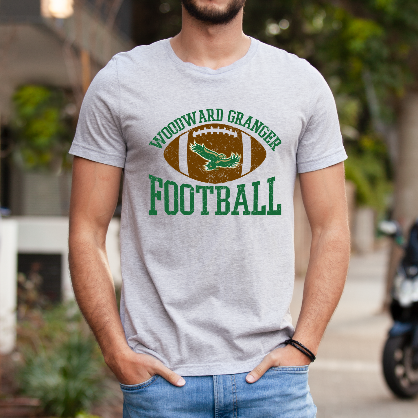 Woodward Granger Football T-shirt