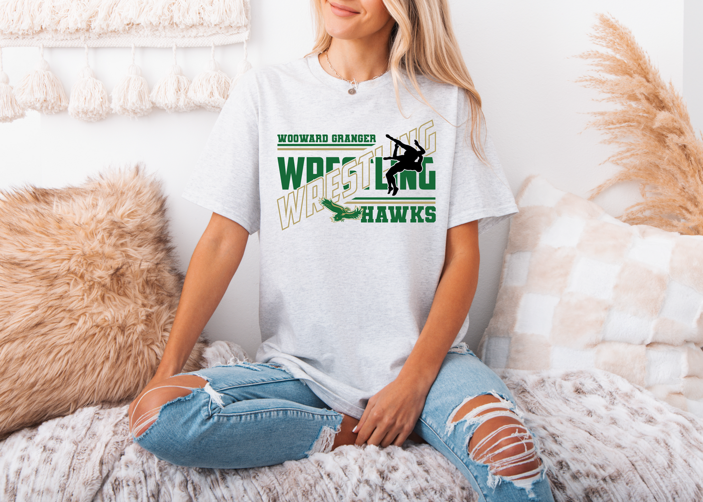 WG Hawks Wrestling T-Shirt