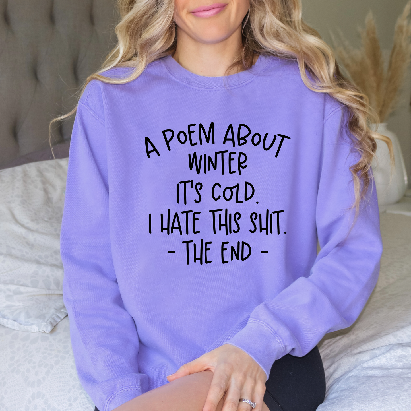 A Winter Poem Sweatshirt