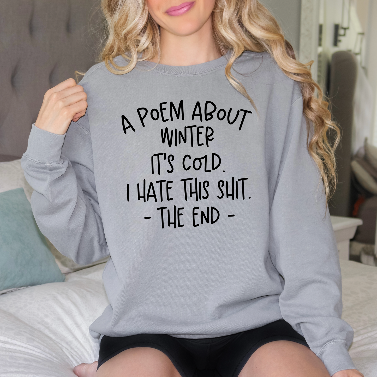 A Winter Poem Sweatshirt