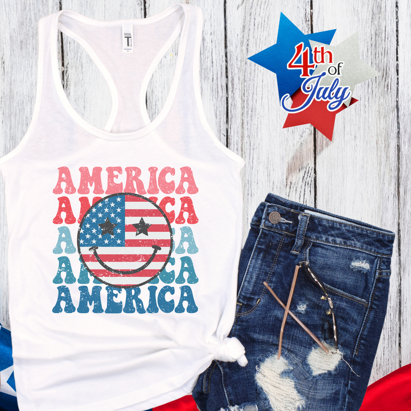 American Smiles Tank