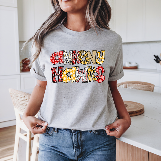 Ankeny Hawks Doodle T-shirt