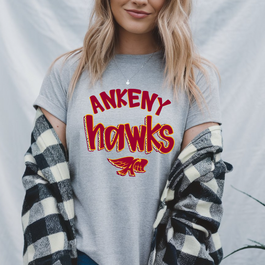 Ankeny Hawks Dalmatian T-shirt