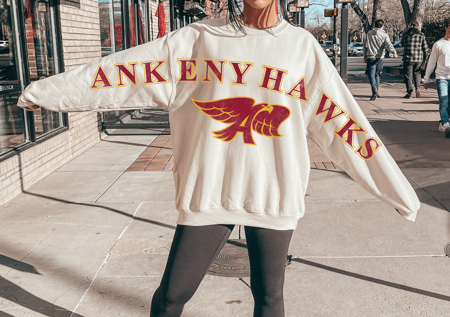 Ankeny Hawks Vintage Full Sleeve Sweatshirt