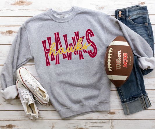 Ankeny Hawks Overlay Sweatshirt
