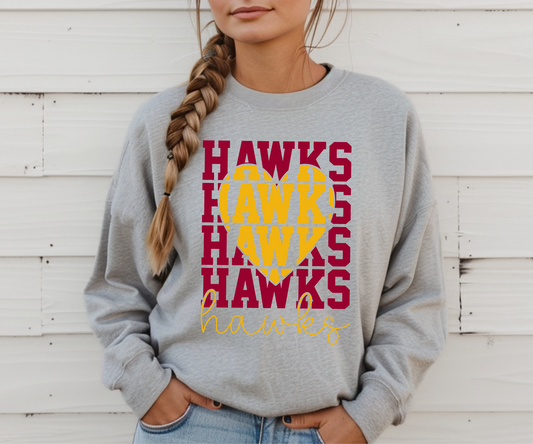 Loving Ankeny Hawks Sweatshirt