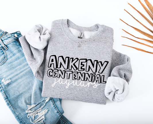 Ankeny Centennial Jaguars Bubble Sweatshirt