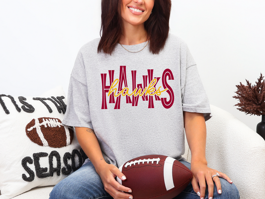 Ankeny Hawks Overlay T-shirt