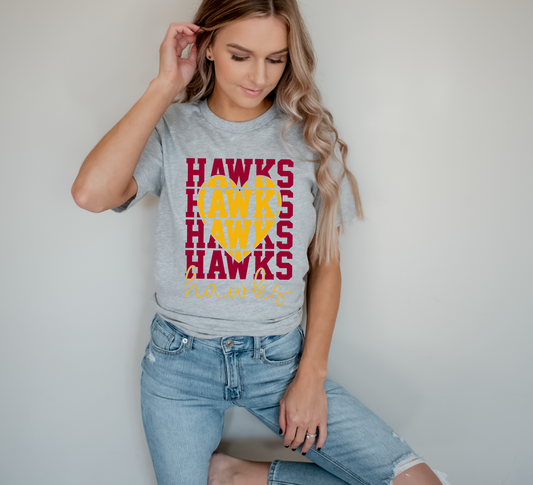 Loving Ankeny Hawks T-shirt