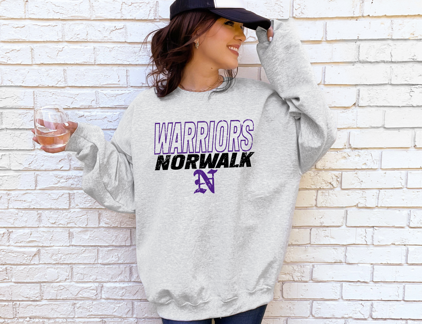 Norwalk Warriors Outline Sweatshirt