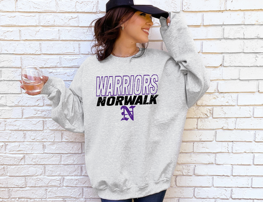 Norwalk Warriors Outline Sweatshirt