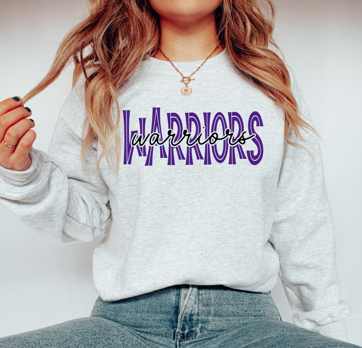 Warriors Overlay Sweatshirt
