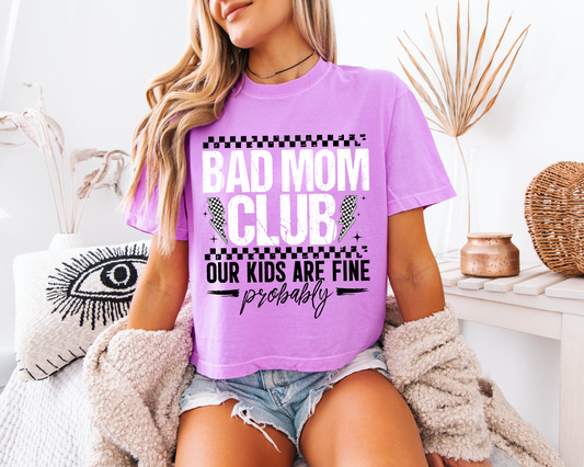 Bad Moms Club Crop T-shirt