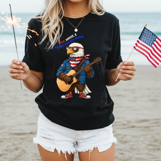 Red, White, and Barry Rutter Music T-shirt