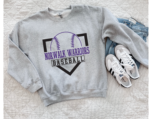 Norwalk Warriors Baseball Sweatshirt