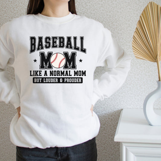 Baseball Mom Loud and Proud Sweatshirt