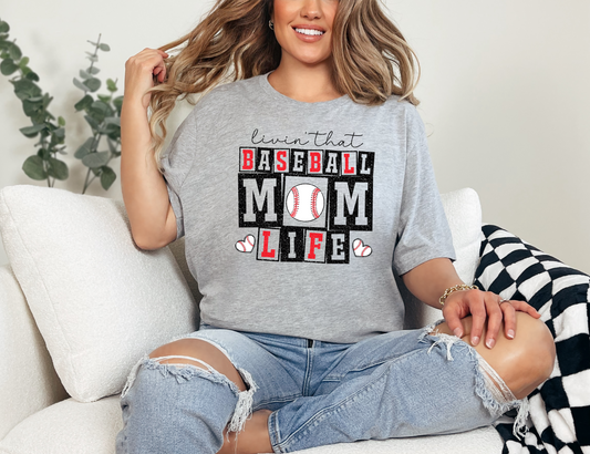 Living That Baseball Mom Life T-shirt