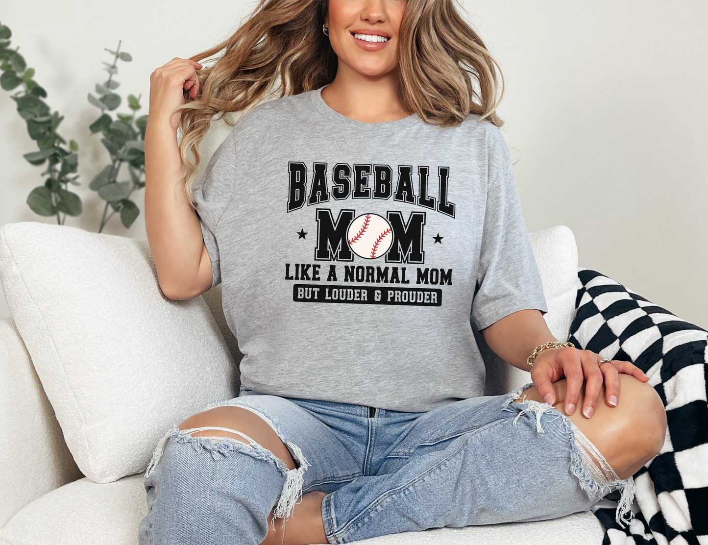Baseball Mom Loud and Proud T-shirt