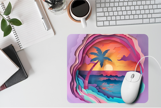 3D Beach Mousepad