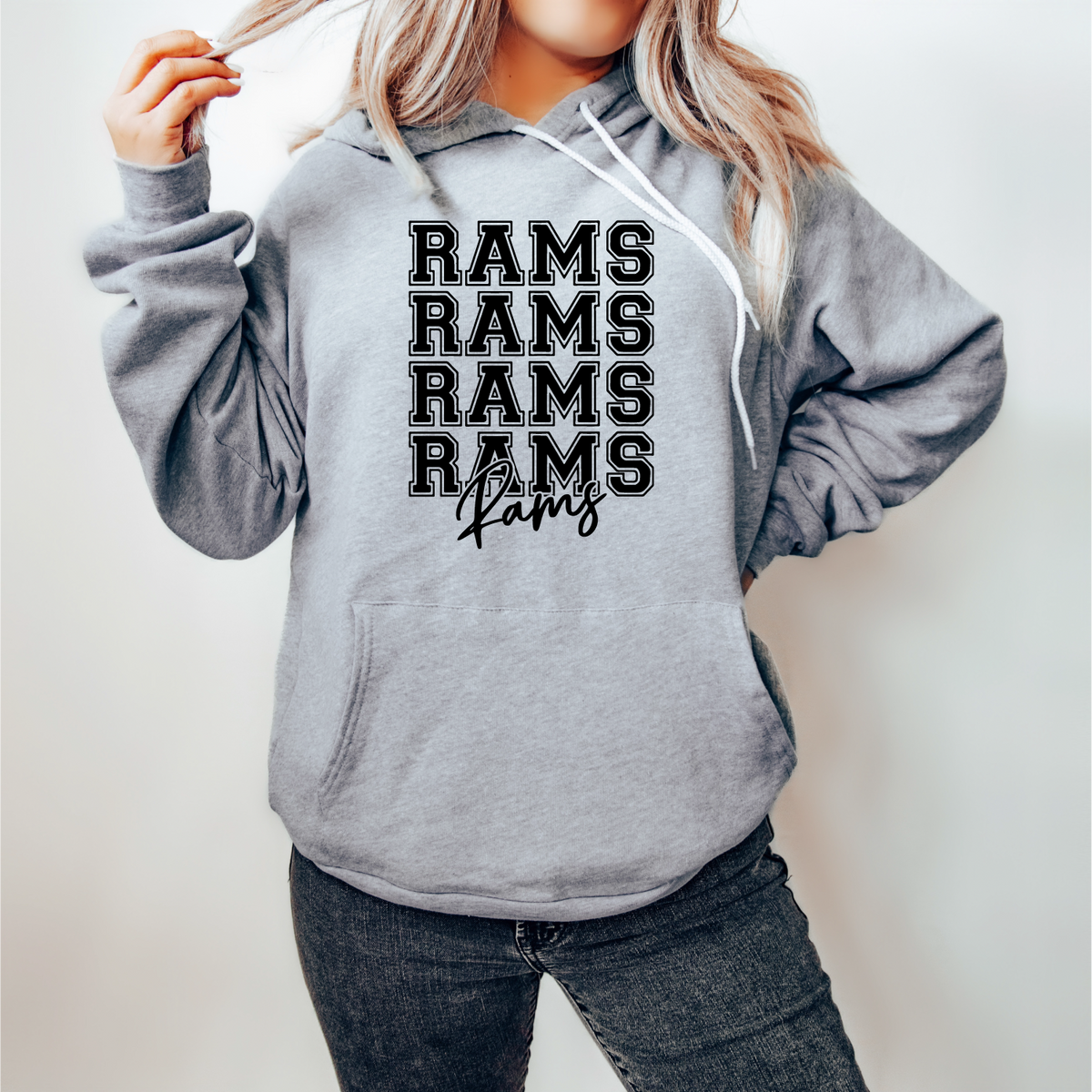 Only Rams Sweatshirt Stacked Rams Sweatshirt – NCT Designs