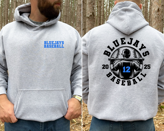 Baseball Personalized Bluejays Sweatshirt