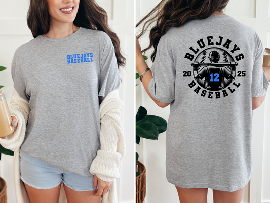 Baseball Personalized Bluejays T-shirt