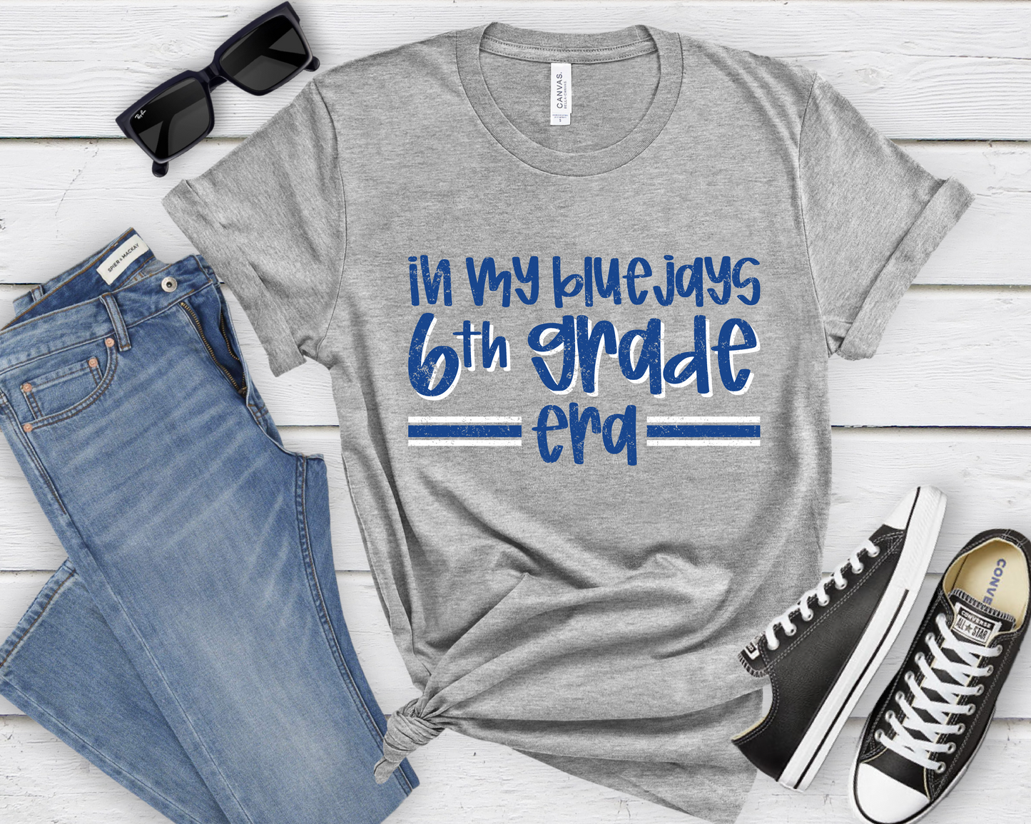 In My School Bluejays Era T-shirt