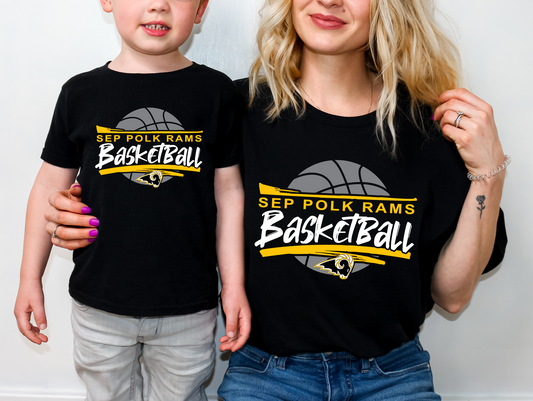 SEP Rams Basketball Swash T-shirt