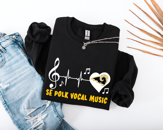 SEP Vocal Music Has My Heart Sweatshirt