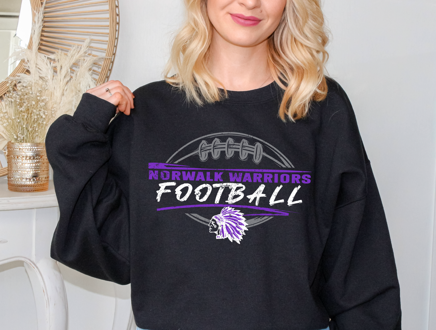 Norwalk Warriors Football Sweatshirt