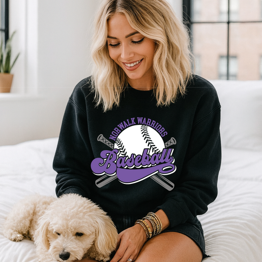 Norwalk Warriors Retro Baseball Sweatshirt