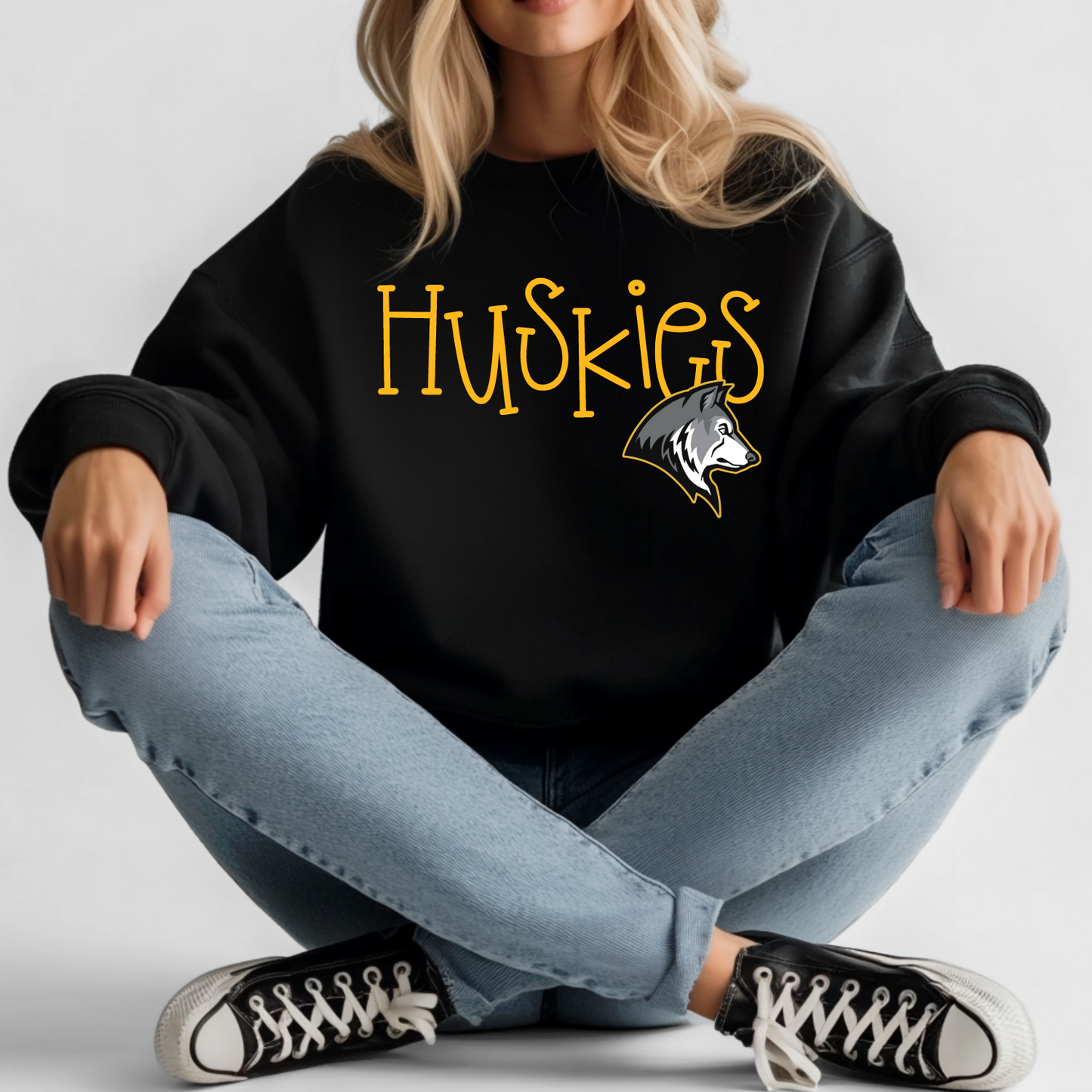 Bouncy Huskies Sweatshirt