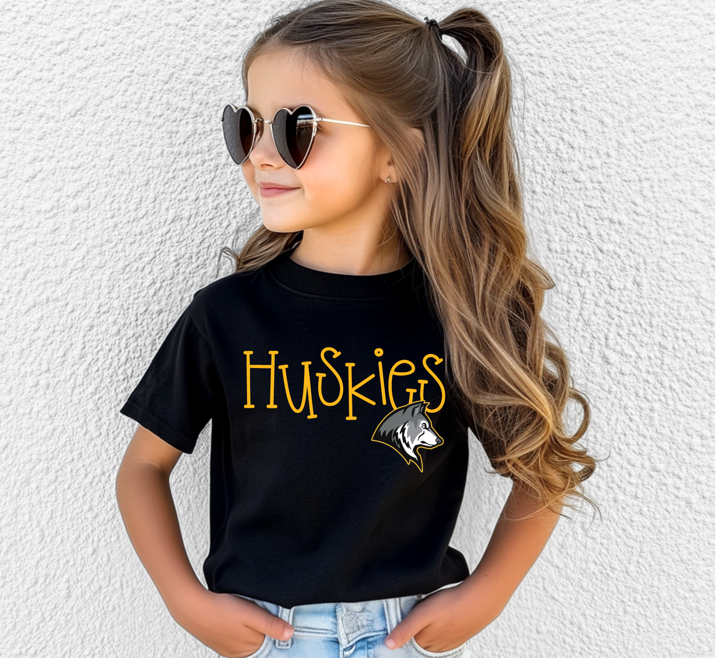 Bouncy Huskies T-shirt
