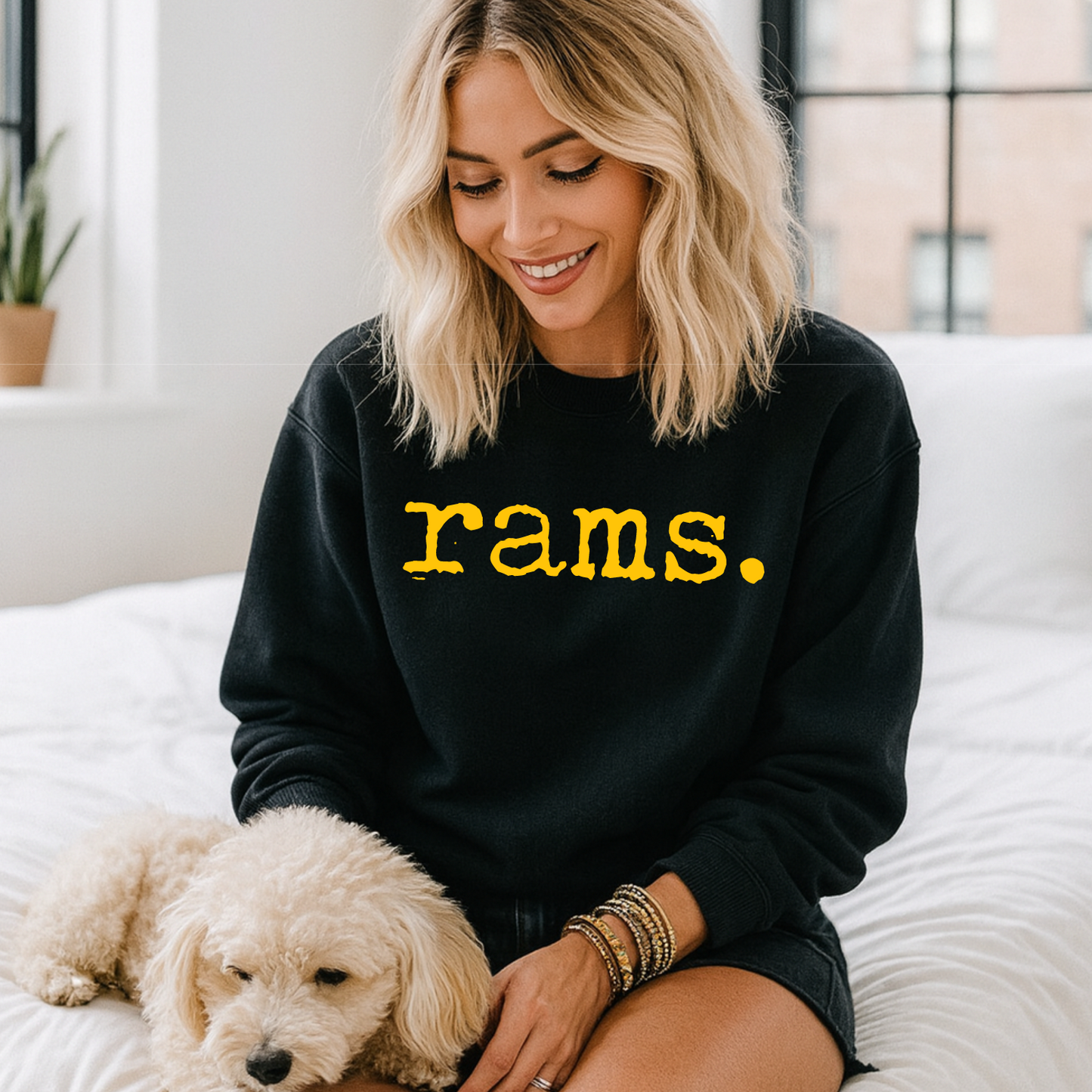 Rams Typography Sweatshirt