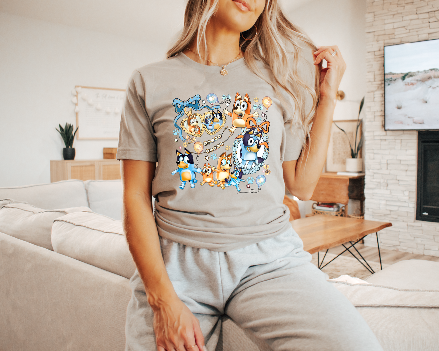 Bluey Locket T-shirt