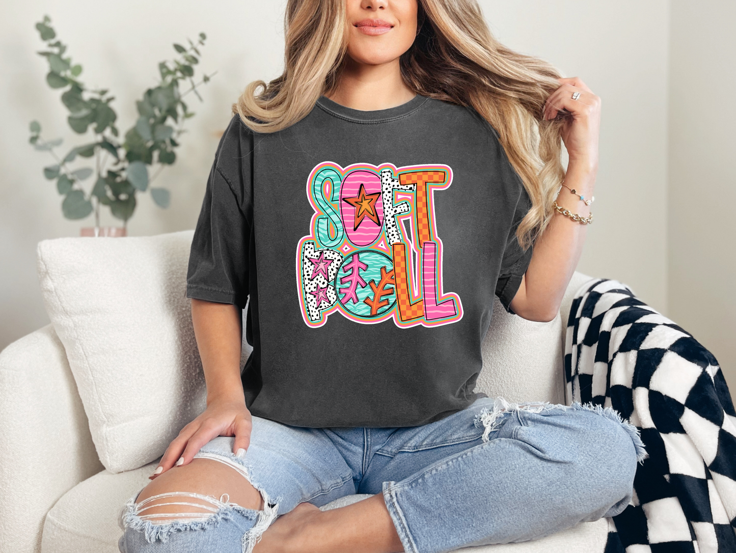 Bright Softball T-shirt