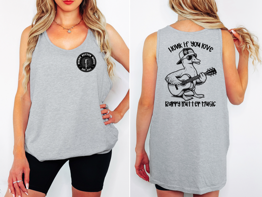 Honk if You Love Barry Rutter Music Unisex Tank