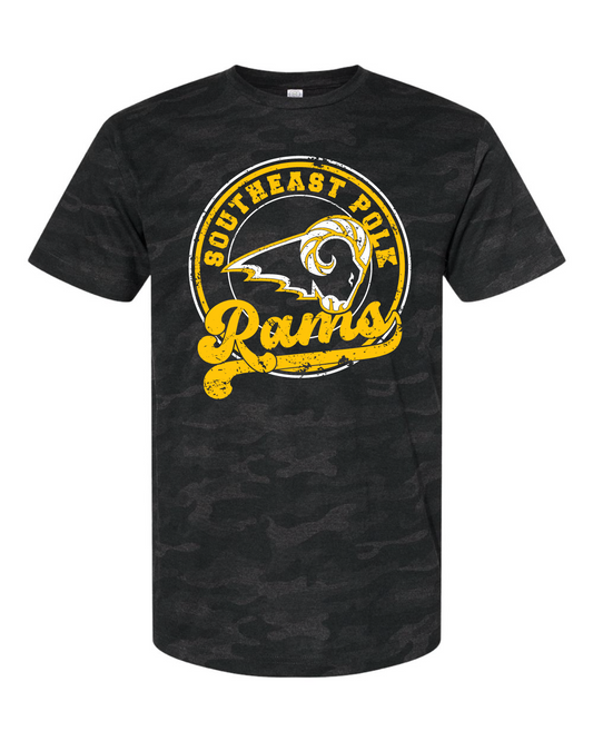 SEP Rams Vintage Camo T-shirt