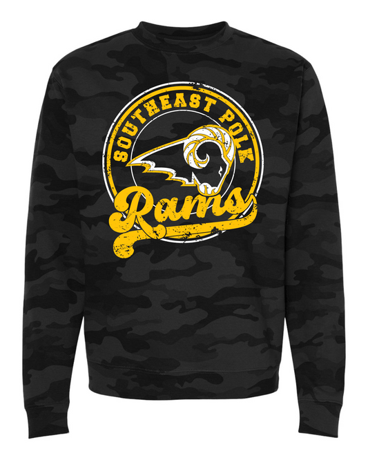 SEP Rams Vintage Camo Sweatshirt