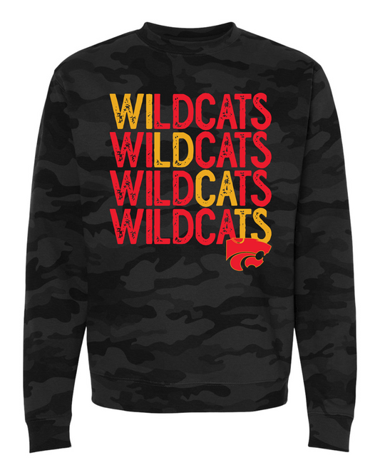 Wildcats Camo Sweatshirt