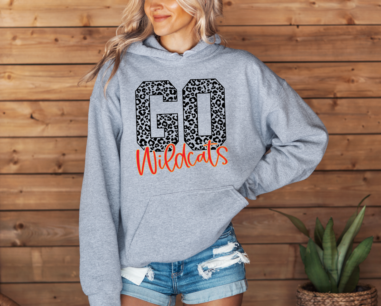 Go Wildcats Leopard Sweatshirt