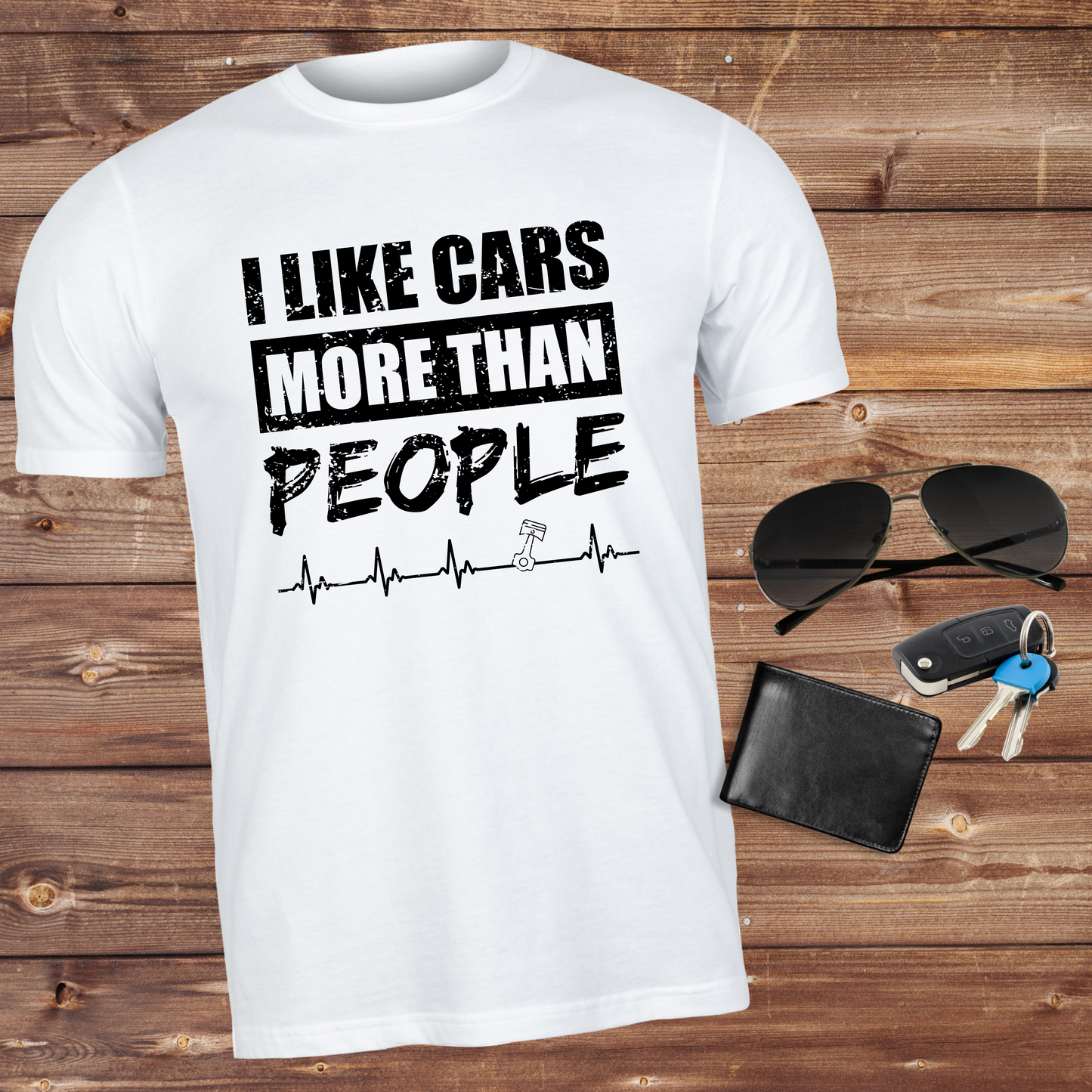 I Like Cars More Than People T-shirt